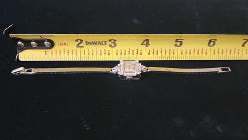 Ladies 14kt White Gold and Diamond Art Deco Longines Watch - Picture 17 of 19