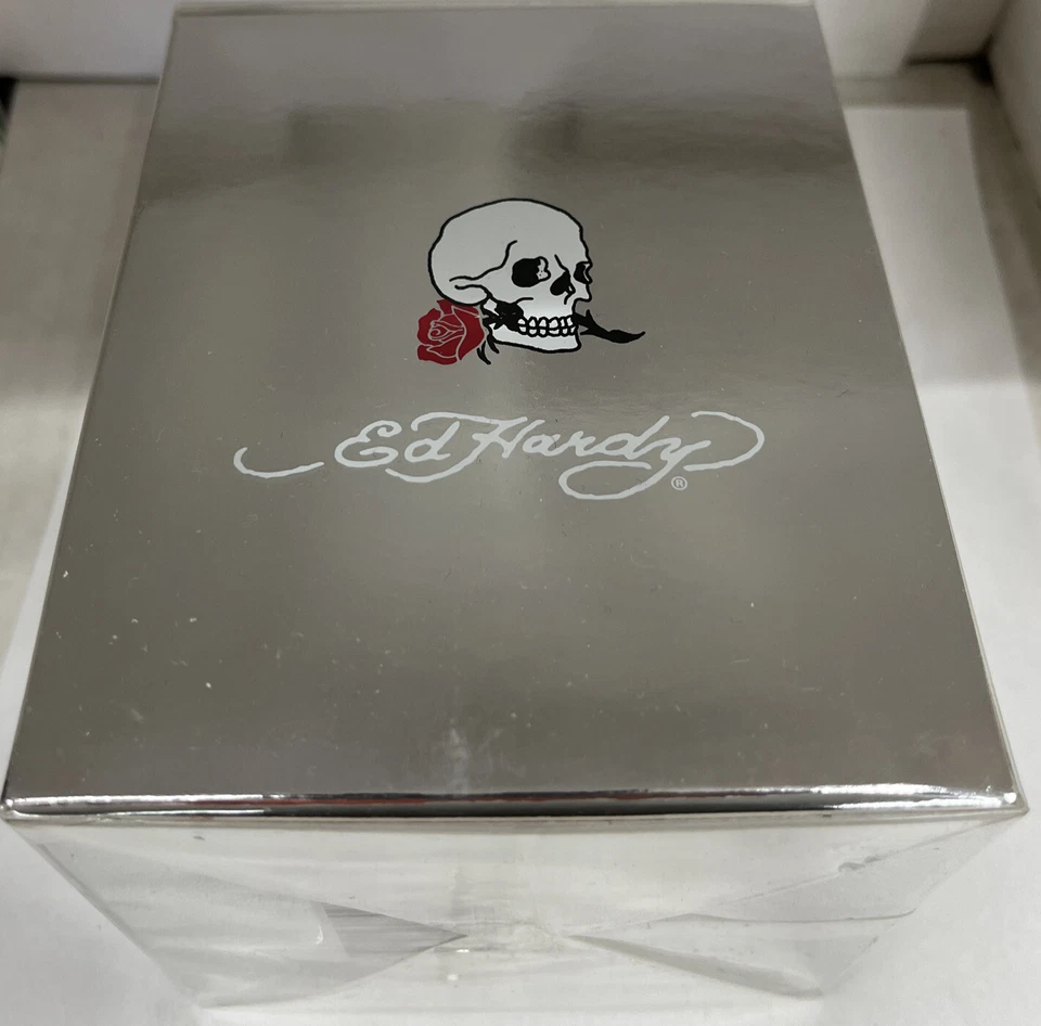 Ed Hardy Skulls and Roses Women Perfume Eau De Parfum Spray 3.4 oz Sealed Box  - Image 2 of 3