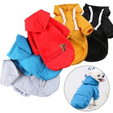 2Leg Pet Dog Clothes Cat Puppy Coat Winter Hoodies Warm Sweater Jacket Clothing  