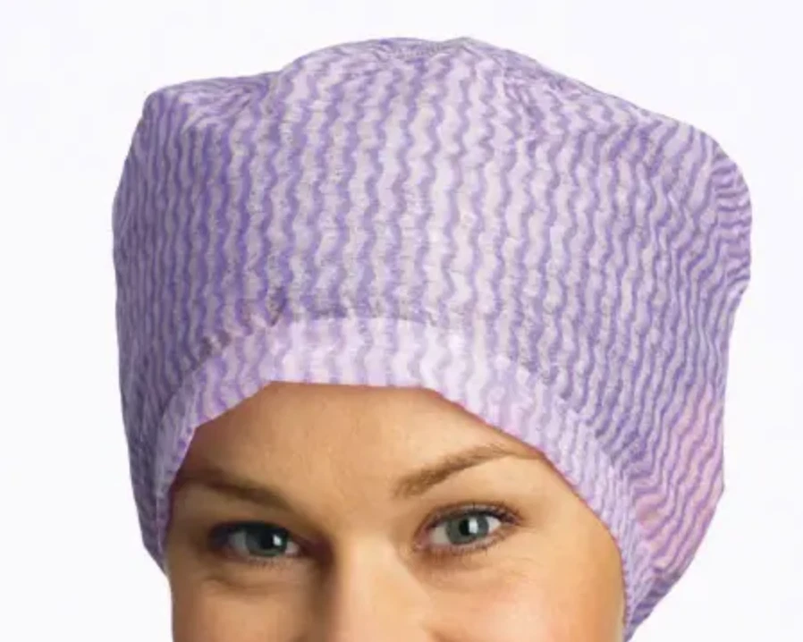 Op Haube Mölnlycke Grün/Violett - Sterile Einweg-OP-Hauben - Bild 2 von 2