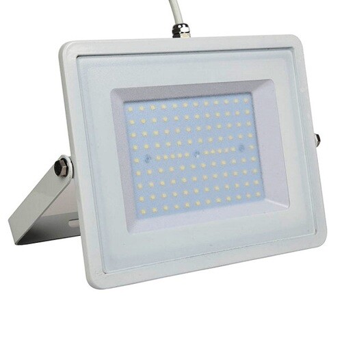 V-Tac LAMPADA LED FARO 100W PROIETTORE SMD SAMSUNG CHIP G2 CORPO BIANCO 4000K (2