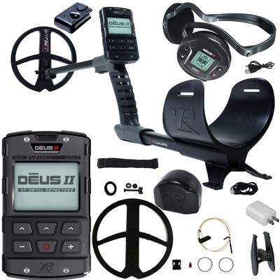 XP DEUS II RC 9'' FMF Coil Metal Detector | Waterproof, Wireless & Lightweight