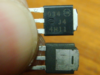 ONE Lot (100) MJD44H11 mini-PWR TRANSISTOR NPN [80V, 8A, 20W] - New & Unused