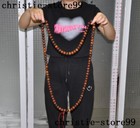 China carved Buddha beads Rosary Exorcism amulet necklace