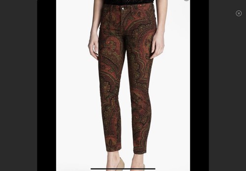 Lucky Brand Sofia Print Skinny Jeans 