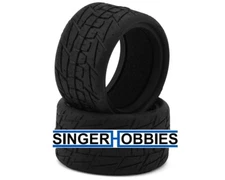 JCONCEPTS 4056-03 Swiper LP 2.2" Rear Buggy Dirt Oval Tires (2) (Aqua A2) HH