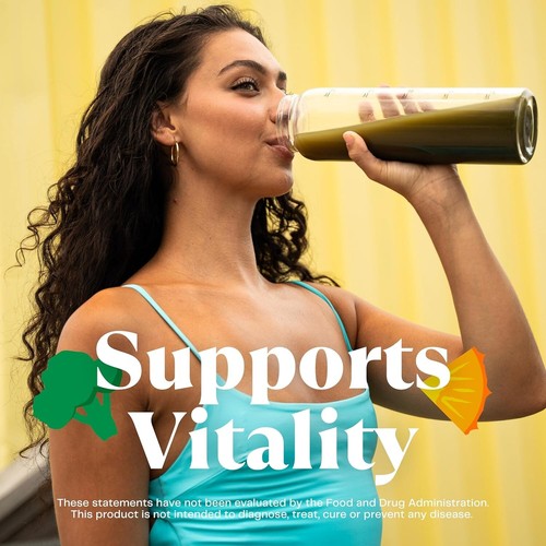 Greens Blend Superfood Powder with Spirulina - 100 Servings for Immunity Support - Picture 6 of 10