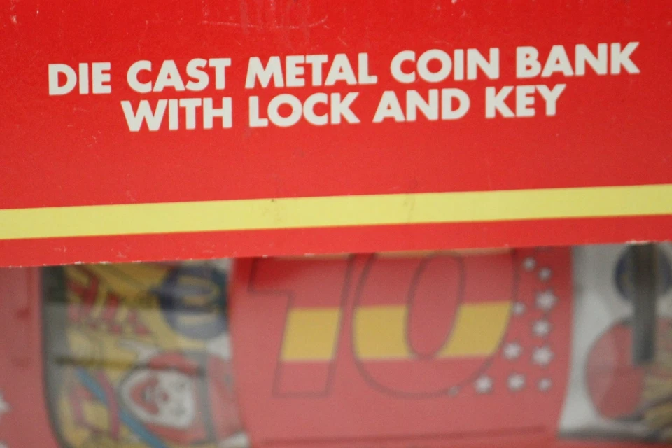 Coin Bank Die Cast Ronald McDonalds Racing Team Key 1994 Edition  - Image 4 of 4