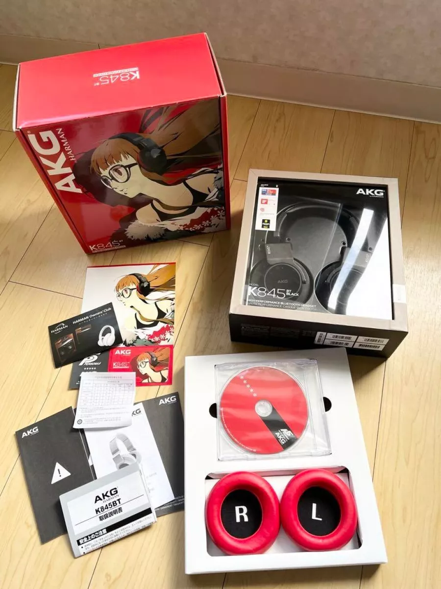 Persona 5 Wireless Headphone AKG K845BT P5 SAKURA FUTABA Edition