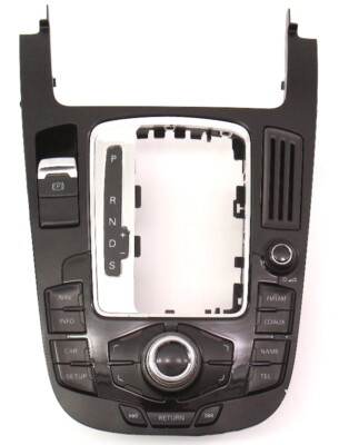 MMI Controls Console Shifter Trim 09-12 Audi A4 B8 A5 S5 Genuine
