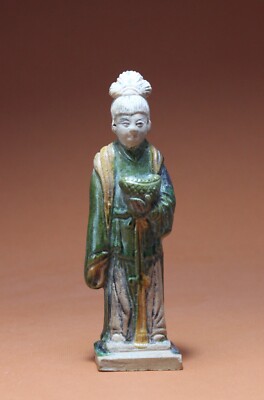 Ming Dynasty Sancai Funerary Attendant Figur