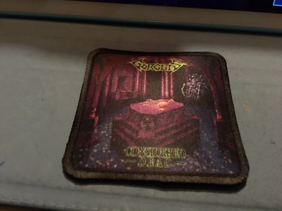 Gorguts Considered Dead Sublimated Patch 3 x3  Album Cover Rock Metal
