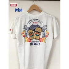 Orion Beer T-shirt Shuri Castle Dragon Pillar White Hibiscus White New Logo