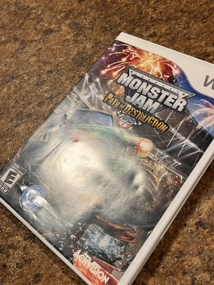 Monster Jam: Path of Destruction (Nintendo Wii, 2010) - Image 2 of 4
