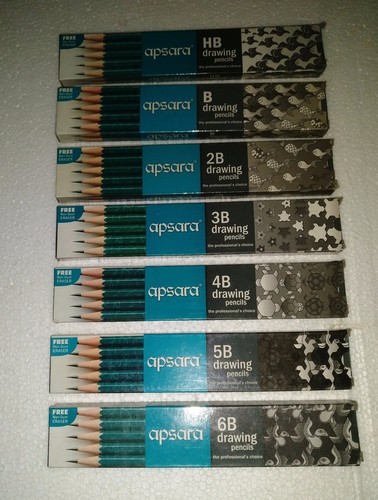 Apsara Drawing Pencil Hb B 2b 3b 4b 5b 6b For Artist 70 Pencils Pack Ebay Apsara Drawing Pencil Hb B 2b 3b 4b 5b 6b For Artist 70 Pencils Pack Ebay