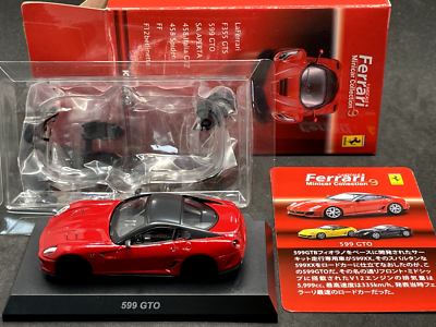 Kyosho 1/64 Ferrari collection 9 599 GTO Red diecast model car