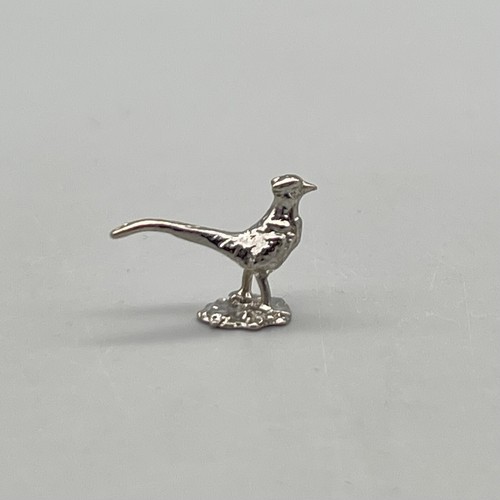 EUGENE KUPJACK Artisan STERLING SILVER Pheasant Figurine 349 MINIATURE DOLLHOUSE - Picture 6 of 13