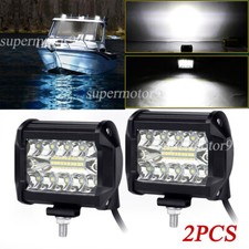 4 Led Work Lights For Boat Headlight Marine Projector Pontoon Docking Lamps 12v 4 Led Work Lights For Boat Headlight Marine Projector Pontoon Docking Lamps 12v