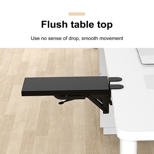 Universal Home Office Desk Extender Tray with Adjustable Arm Rest - Picture 17 of 26
