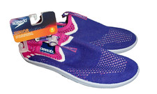 Speedo Junior Surf Strider Water Shoes Girls Size M 2-3 Purple Pink
