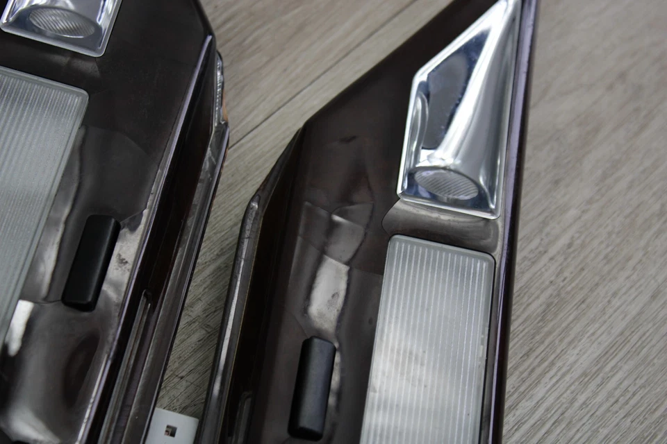 BMW E38 750IL 740IL 740I PILAR TRASERO C LECTURA DOMO LUCES LÁMPARAS MADERA GRANO Foto 4 de 4