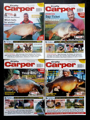 4 Crafty Carper Magazines - January, February, March, April  2003