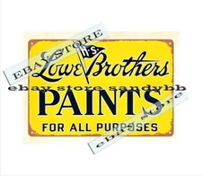 Lowe Brothers Paints metal tin sign top interior home garden decoration
