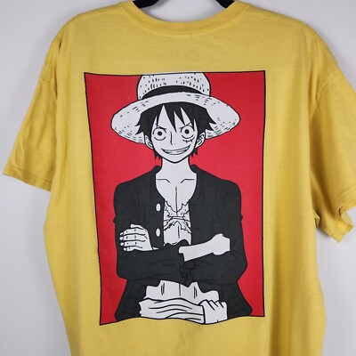 One Piece Luffy Anime Manga T Shirt Ripple Junction Yellow