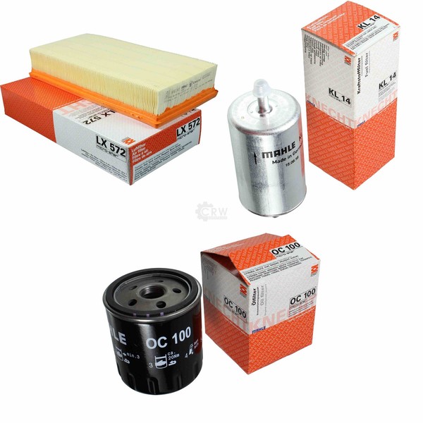 Mahle / Knecht Kraftstofffilter KL 14 Luftfilter LX 572 ÖLfilter OC 100-image