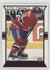 2002-03 Pacific Private Stock Titanium Red 239/299 Yanic Perreault #56 1o3