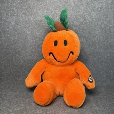 DAN DEE Vintage 1990s Tickle Wiggle Halloween Pumpkin Animated Plush Toy Works