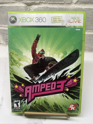 AMPED 3 (Microsoft Xbox 360, 2005) CIB Complete Snowboarding Video Game TESTED
