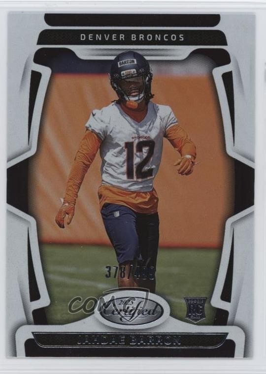2025 Certified Rookies 378/499 Jahdae Barron #188 Rookie RC 6fs