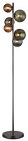Globo Lighting Stehleuchte Riha Lbh 28.50X26.50X155 Cm Grau Stehlampe