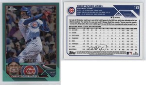 2023 Topps Chrome Aqua Refractor /199 Christopher Morel #198 Rookie RC