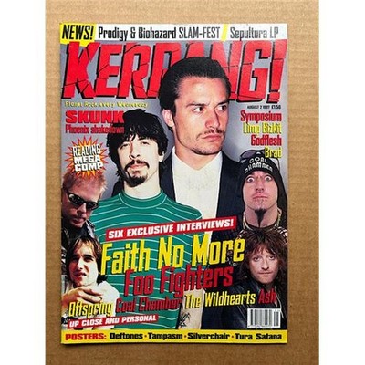 FAITH NO MORE + FOO FIGHTERS KERRANG NO.659 MAGAZINE AUGUST 2 1997 - FOO FIGHTER