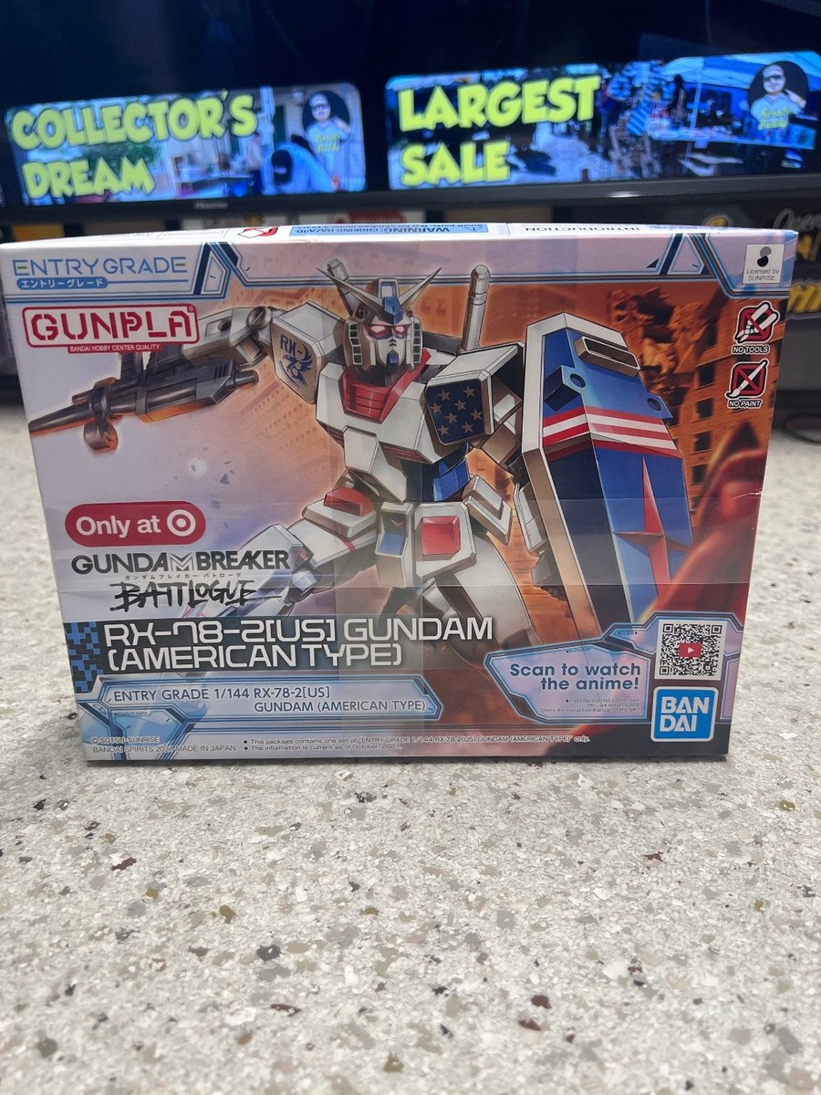 Bandai RX-78-2US Gundam Breaker Model Kit - American Type