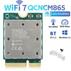 WiFi 7 Card QCNCM865 Tri-Band 5800Mbps BT 5.3 GFF M.2 Key E Network Card for PC