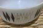 VTGFederal Glass Vintage 70's BLACK DIAMOND bowl