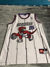 Vintage 90s Nike NBA Toronto Raptors Vince Carter 15 Nike Jersey 2+Size Medium M
