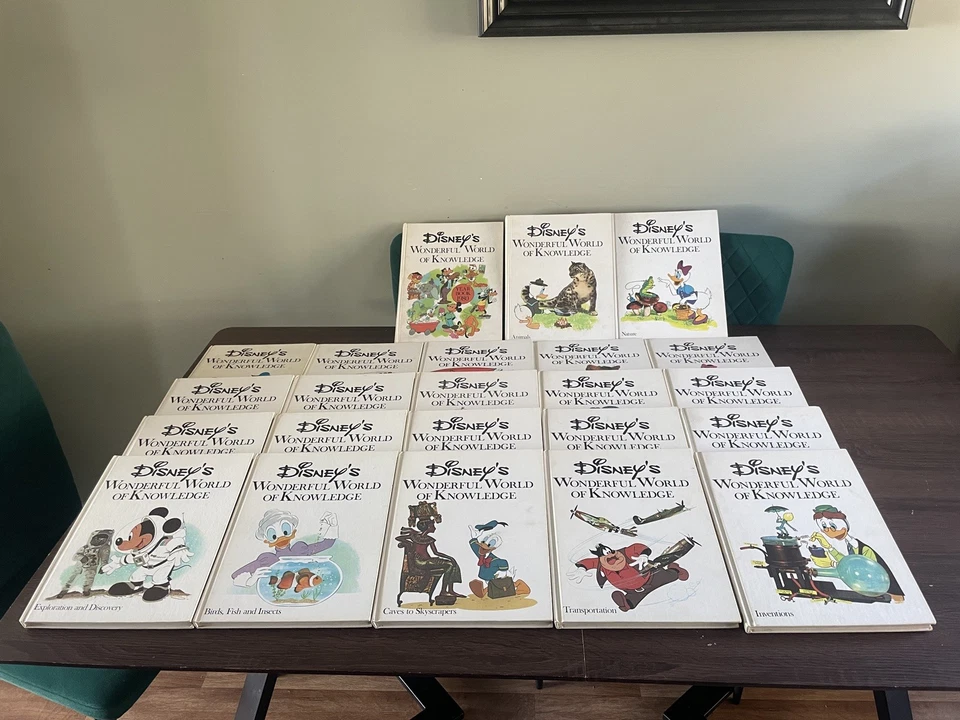 Disney's Wonderful World Of Knowledge Set of 22 Books plus 1980 Year Book - Image 2 of 2