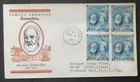 Canada 1947 Alexander Graham Bell blk of 4 FDC- JC Thompson cachet