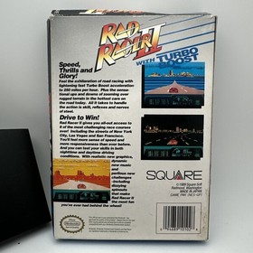 Rad Racer II 2 (Nintendo NES) Complete In Box CIB W/ Poster