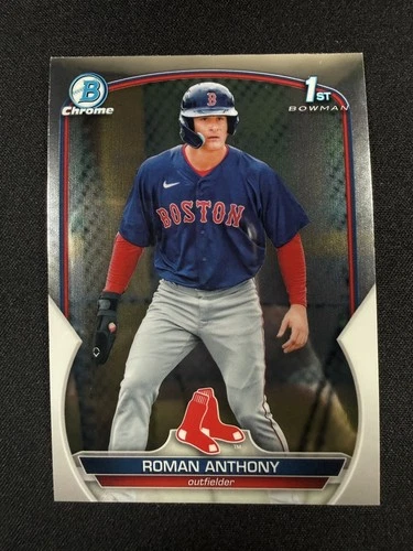 Roman Anthony 2023 1st Bowman Chrome  Rookie Card RC #BCP-71 Red Sox