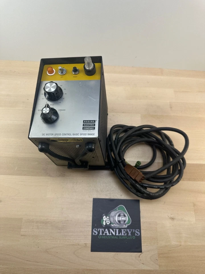 Bodine DC Motor Speed Control Basic Speed Range - Image 2 of 4