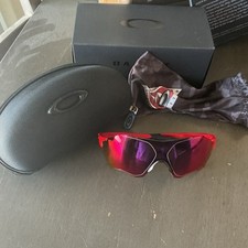Oakley OO9327-04 EVZERO RANGE SUNGLASSES RED FRAME, RED PRISM ROAD LENSES.