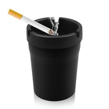 Car Ashtray with Lid Smell Proof,Smokeless Ashtray for Car Cup Holder