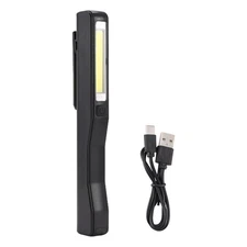 Rechargeable LED COB Portable Camping Work Inspection Light Lamp Hand Torch7112