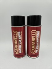 2 X Campanelli Pro Series Carpet and Upholstery Stain Remover 15oz Can NEW