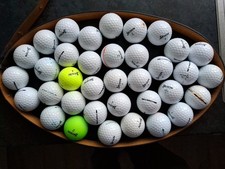36  Used A Grzde  Srixon Soft Feel Golf Balls Some  pen marks and logos.